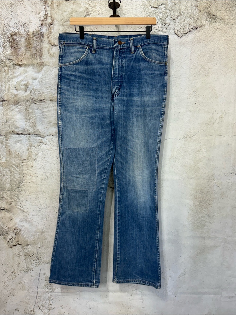 Wrangler Women's Faded Blue Flare Jeans